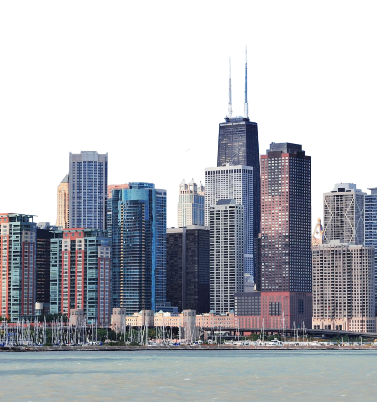 The Chicago landscape