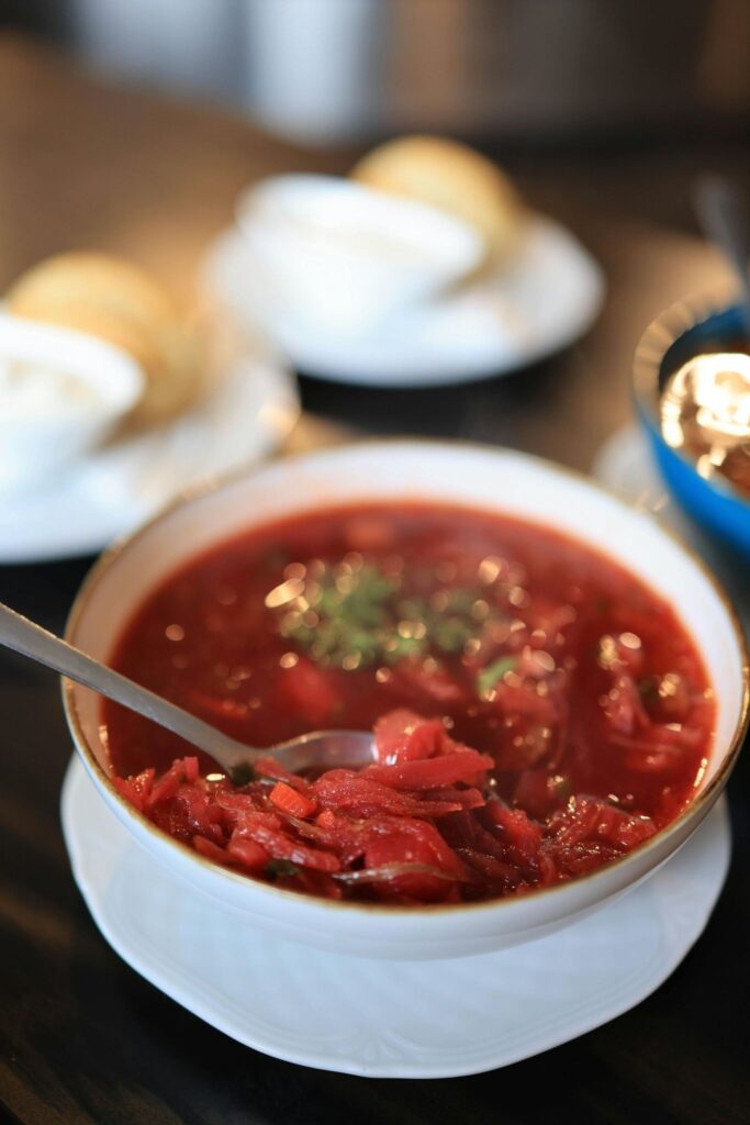 Bowl of borscht