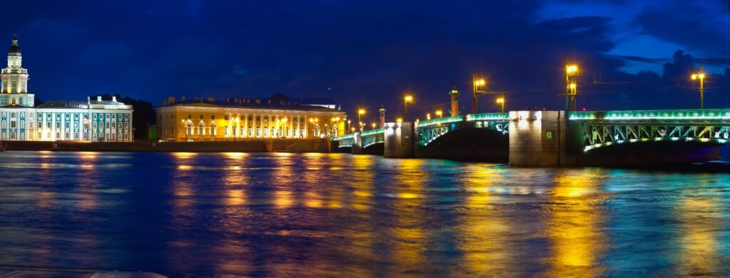 Nighttime Saint Petersburg