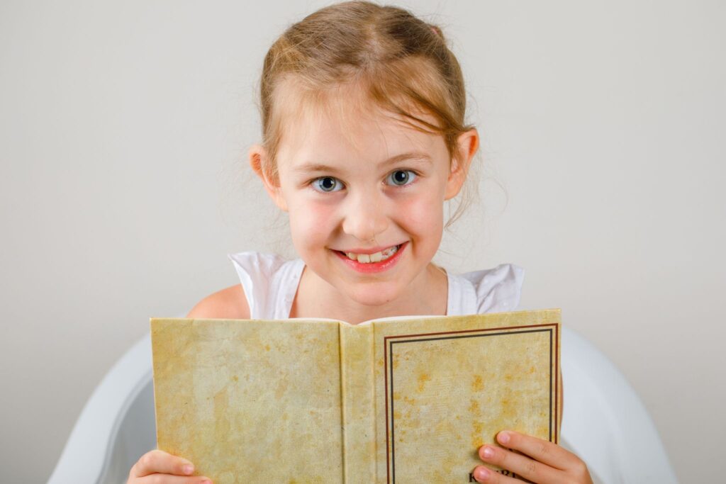 Girl with a book