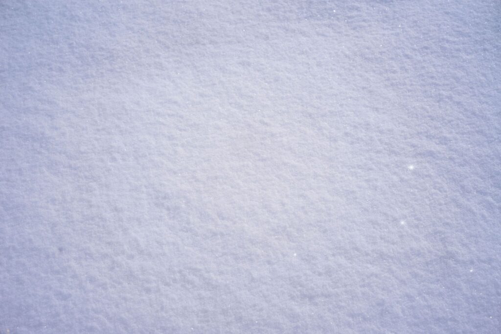 Close-up of fresh snow texture