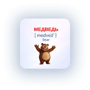 Карточка «Медведь»