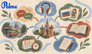 A visual map of seven practical methods for learning Russian faster